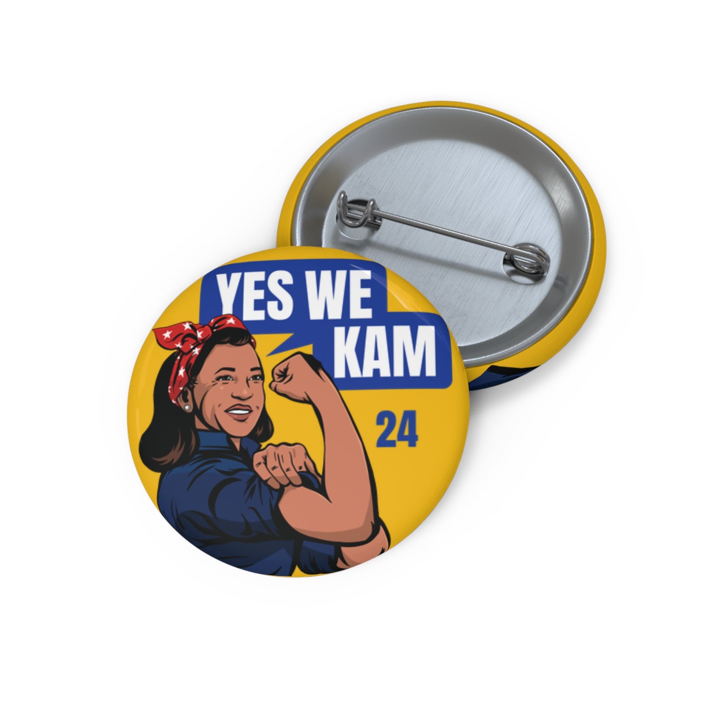 Yes We Kam Pin Buttons