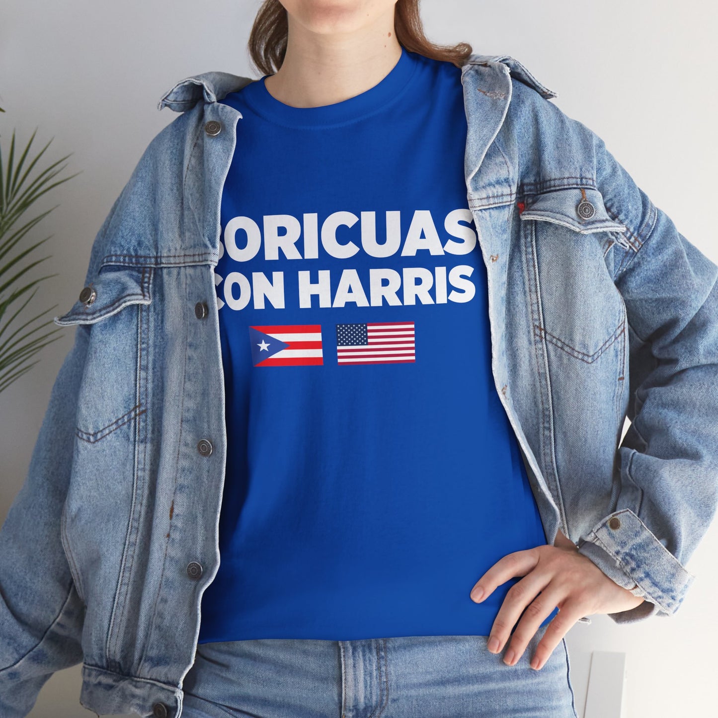 Boricuas con Harris - Unisex Softstyle T-Shirt