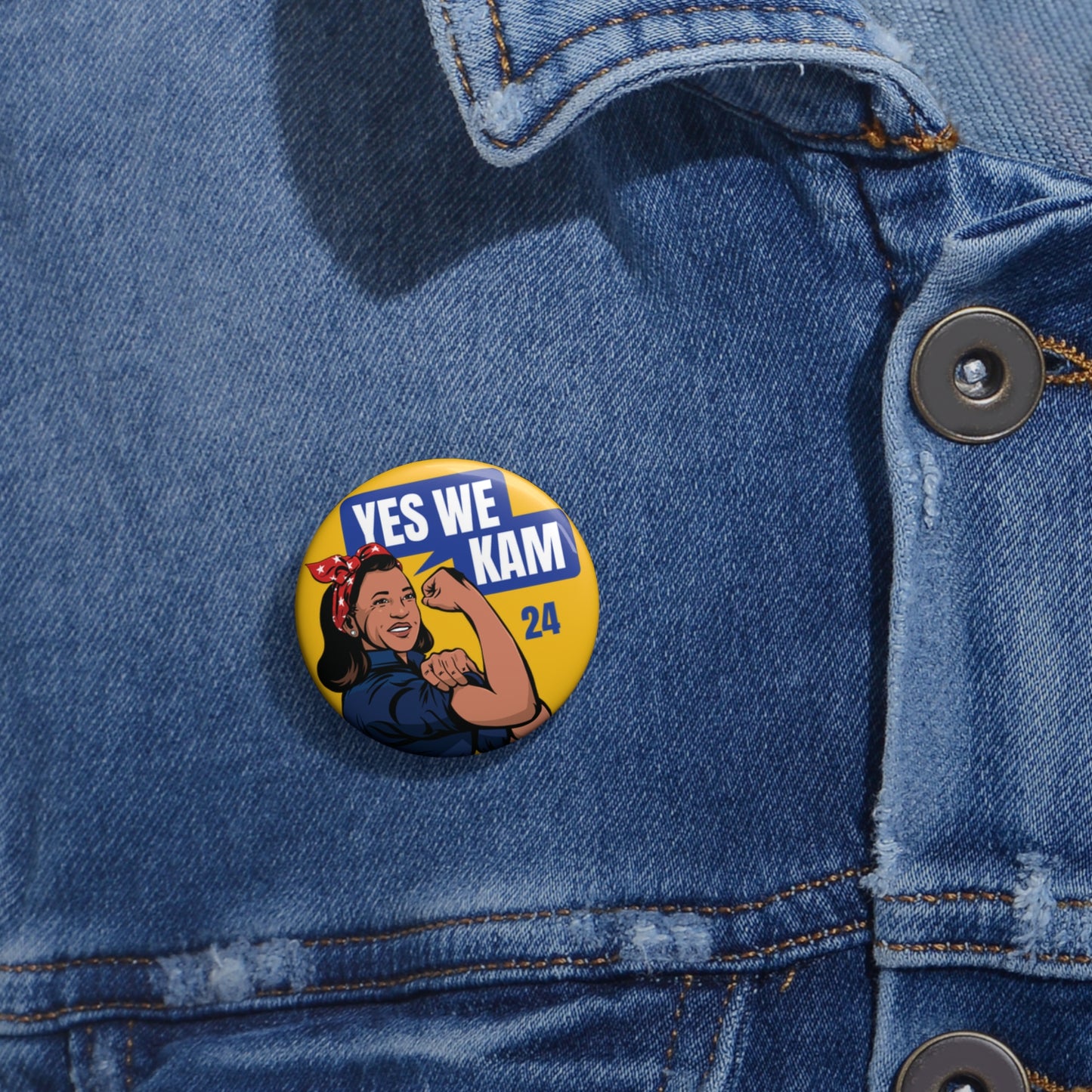 Yes We Kam Pin Buttons