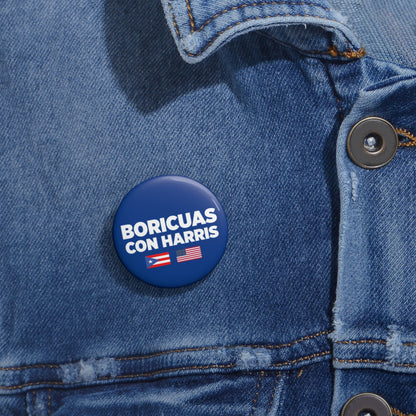 Boricuas con Harris Pin Buttons