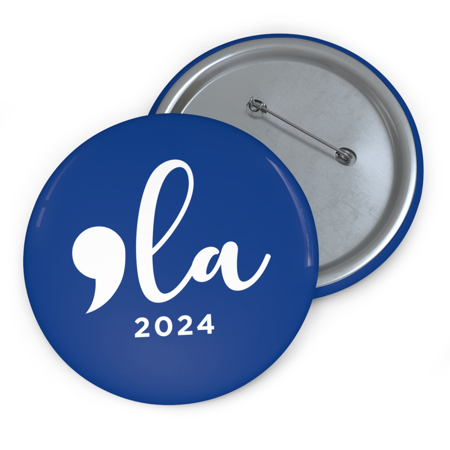 Comma La 2024 Pin Buttons