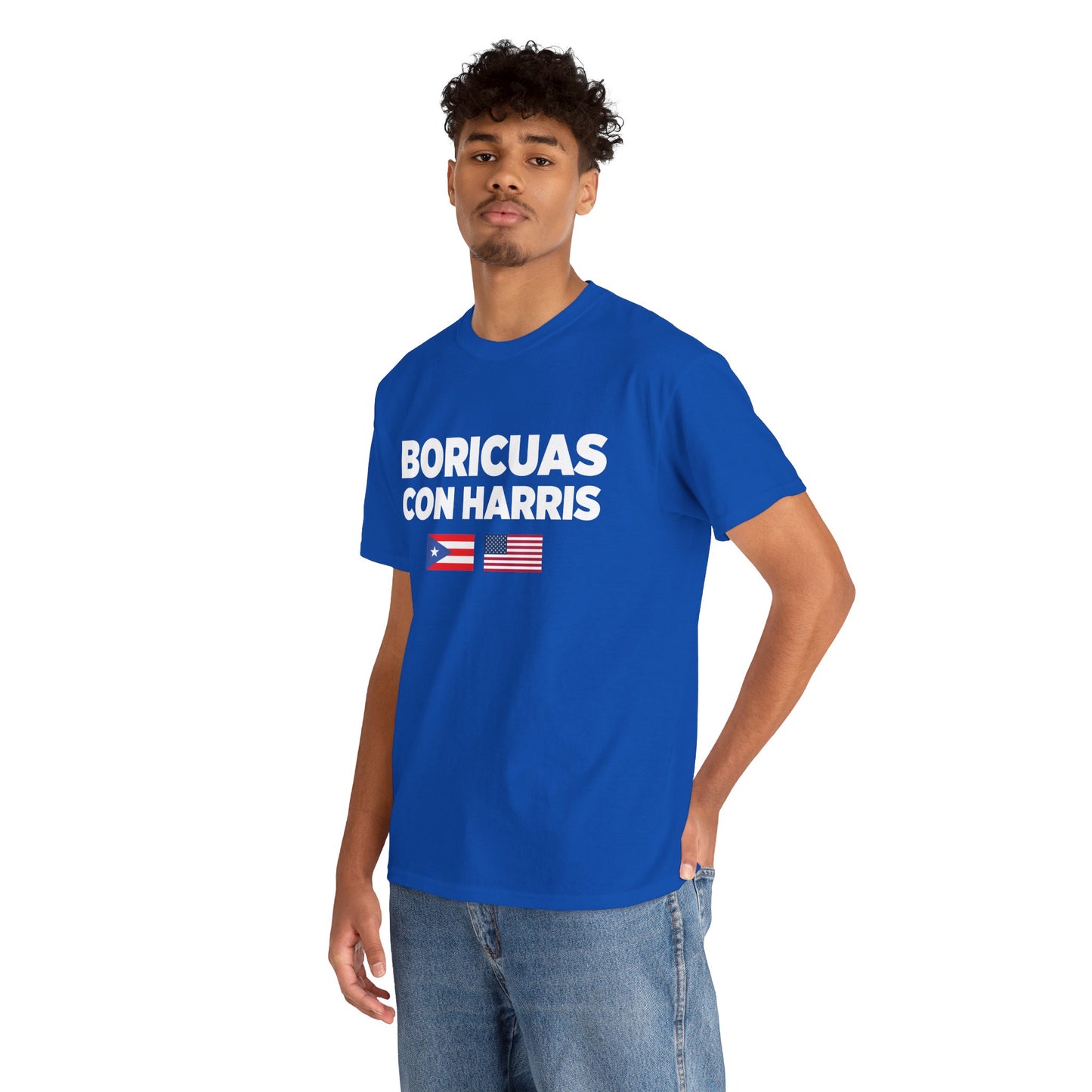 Boricuas con Harris - Unisex Softstyle T-Shirt