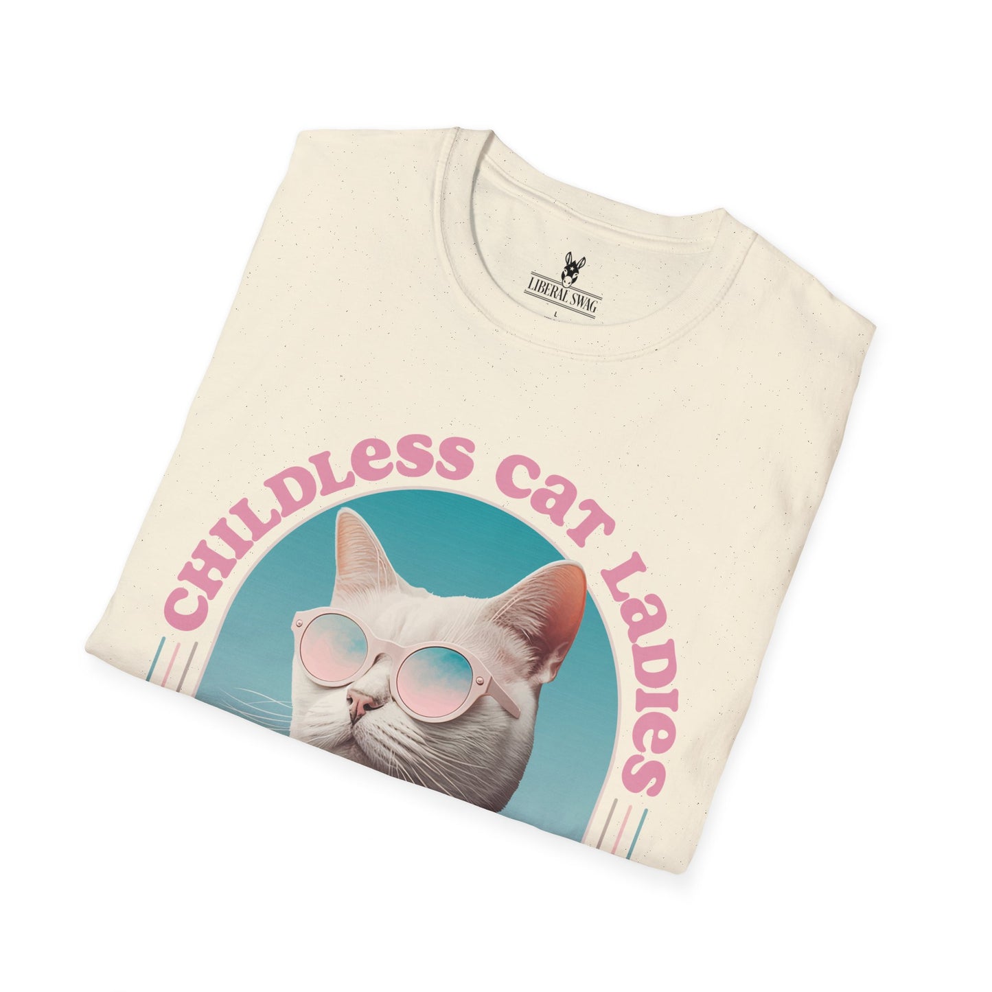 Childless Cat Ladies for Kamala - Unisex Softstyle T-Shirt