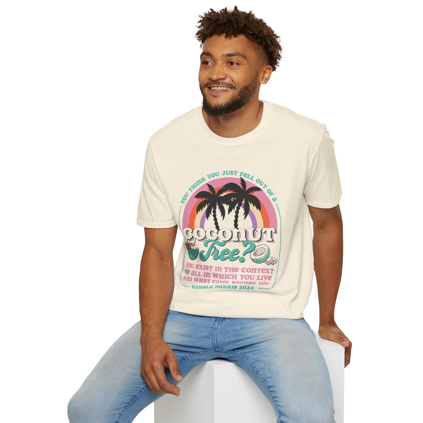 Coconut Tree - Unisex Softstyle T-Shirt