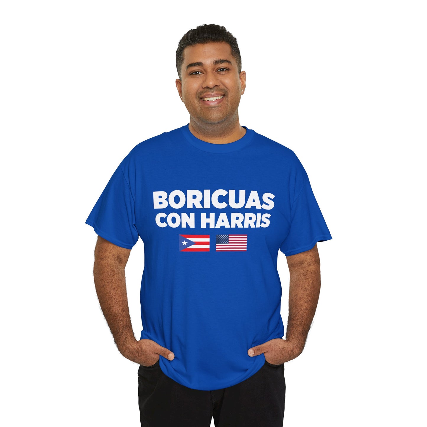 Boricuas con Harris - Unisex Softstyle T-Shirt