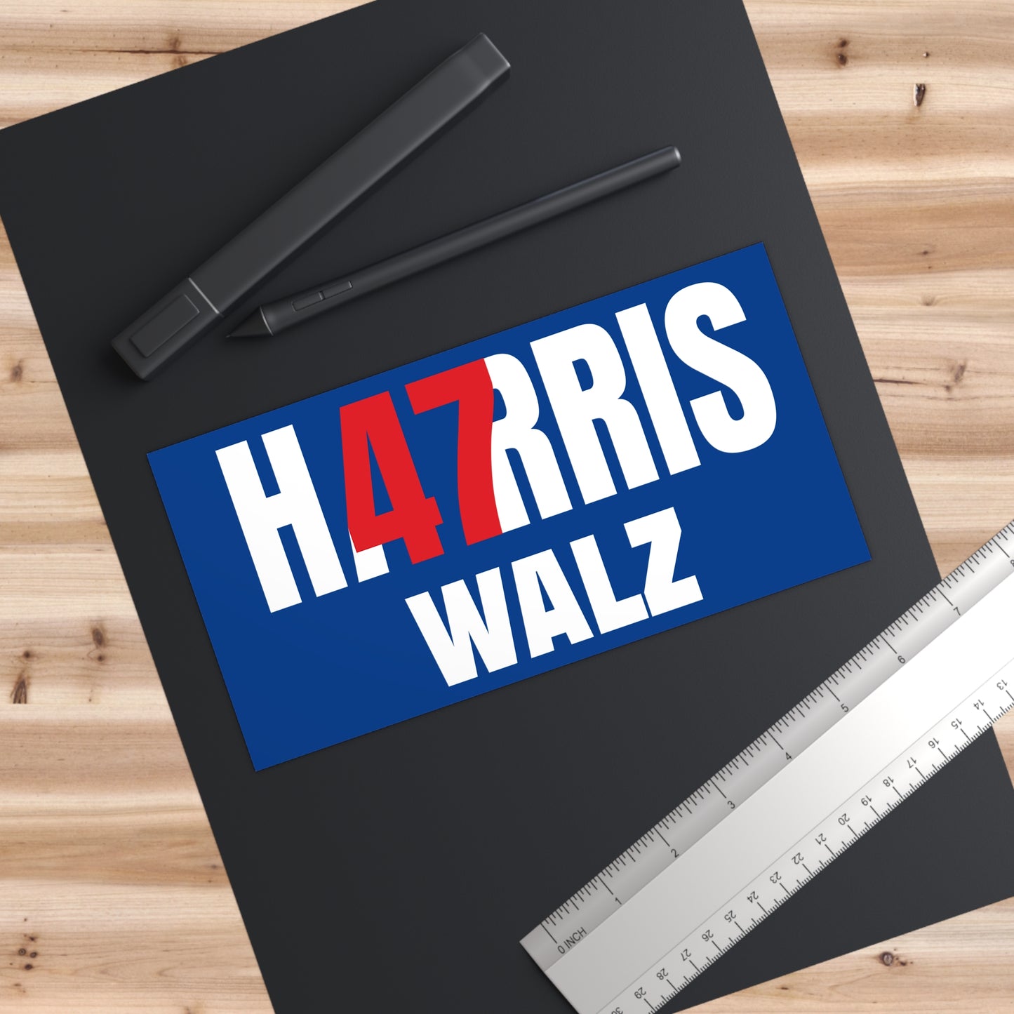 Harris Walz 47 Bumper Sticker