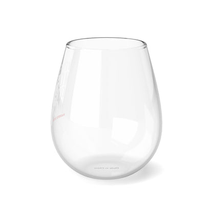 We're Not Going Back Stemless Wine Glass, 11.75oz