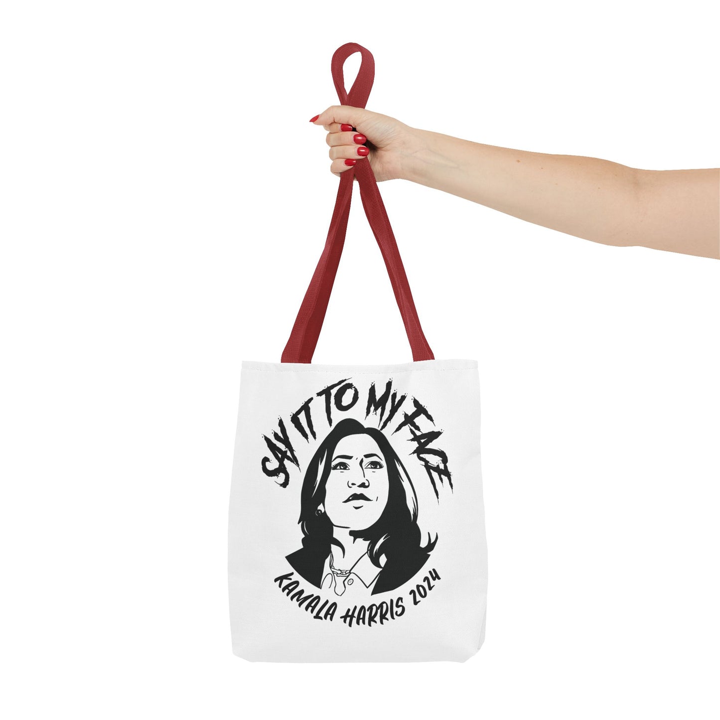 Say It To My Face White Tote Bag