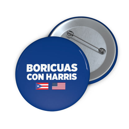 Boricuas con Harris Pin Buttons