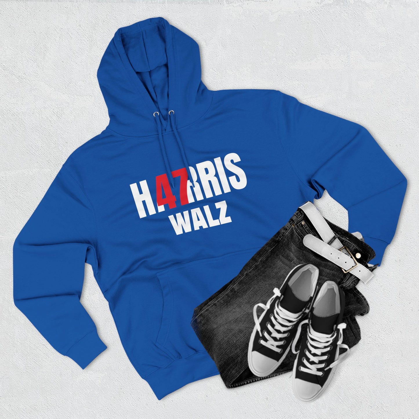 Harris Walz 47 Hoodie