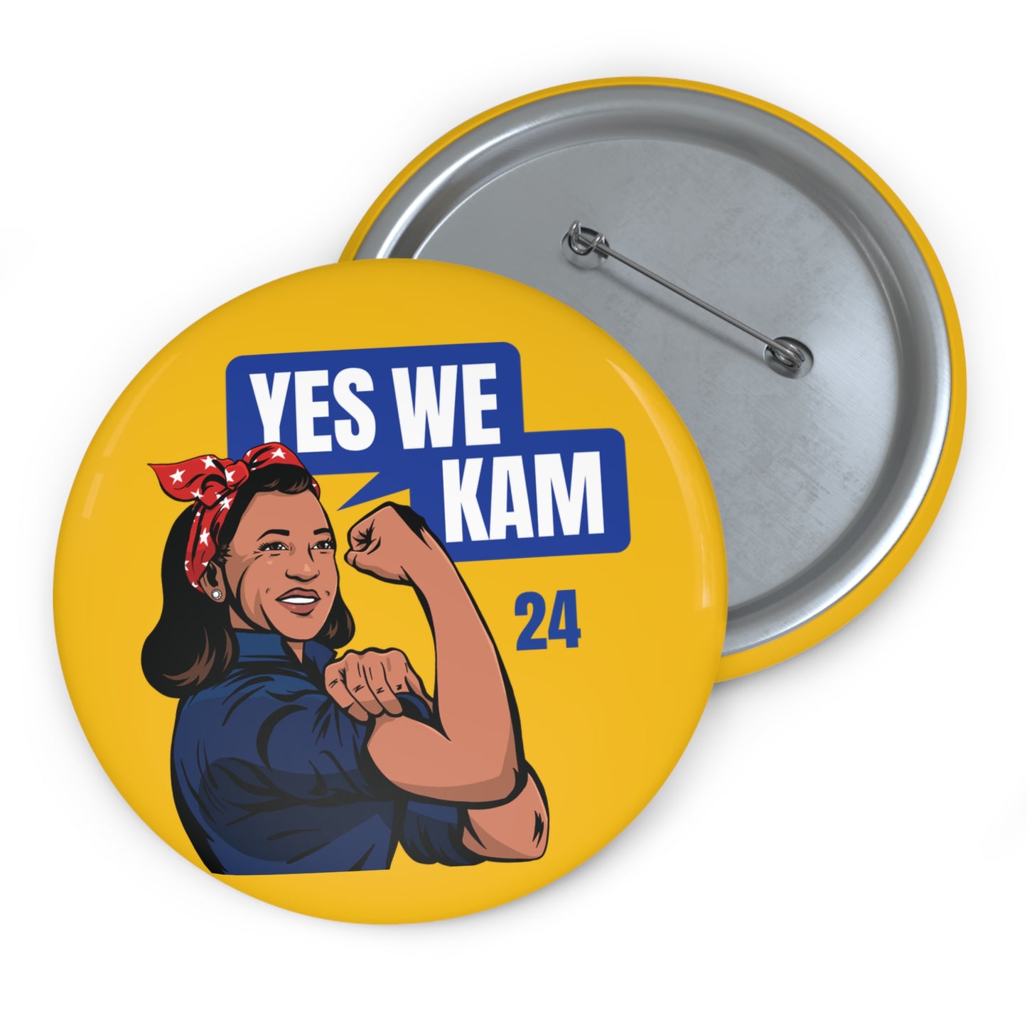 Yes We Kam Pin Buttons