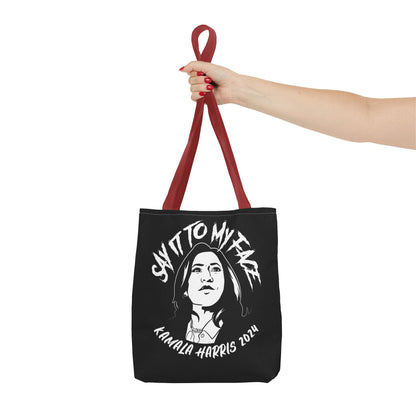 Say It To My Face Black Tote Bag