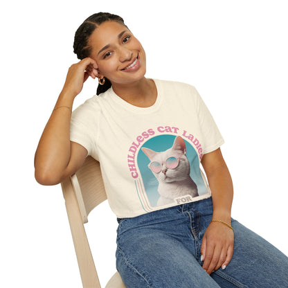 Childless Cat Ladies for Kamala - Unisex Softstyle T-Shirt