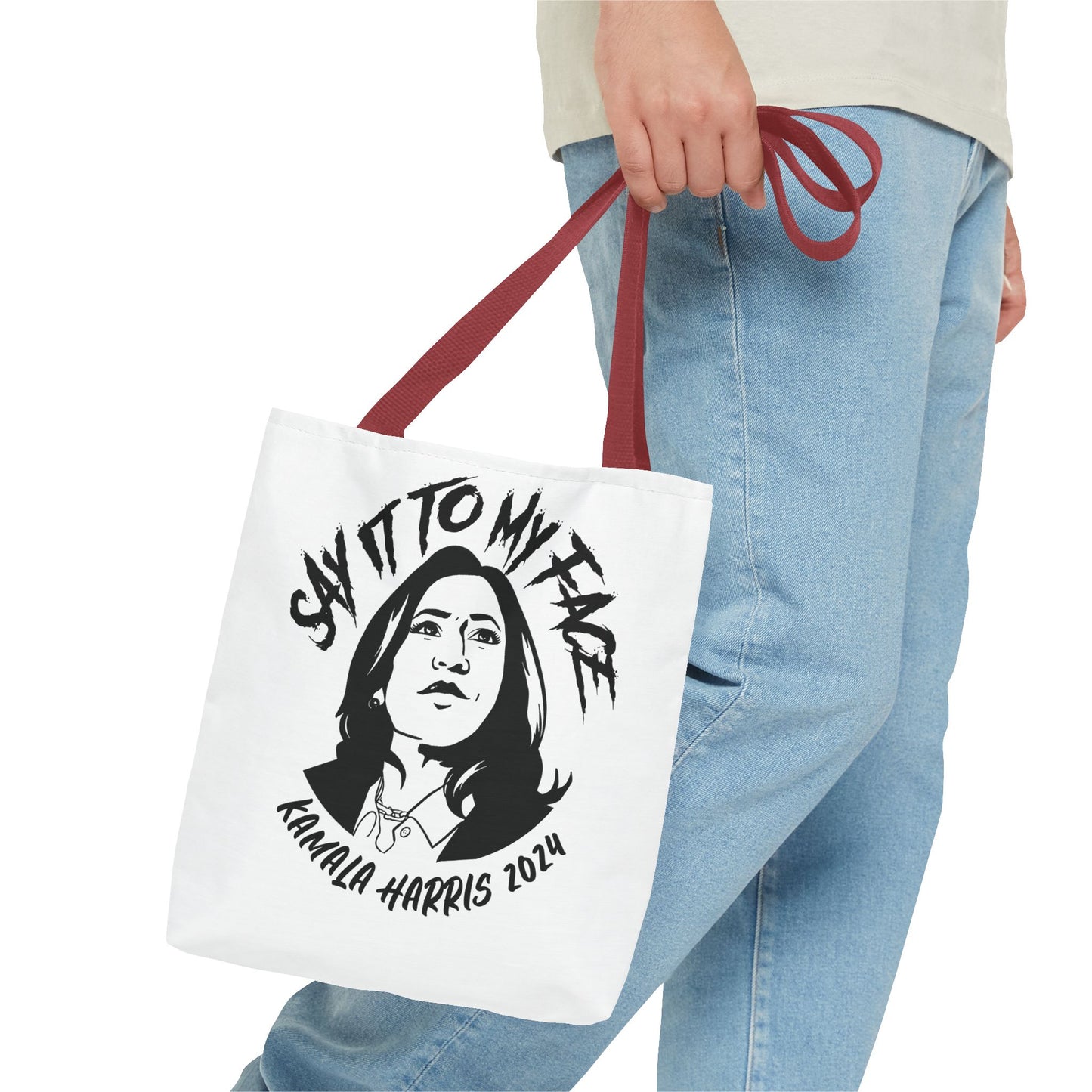 Say It To My Face White Tote Bag