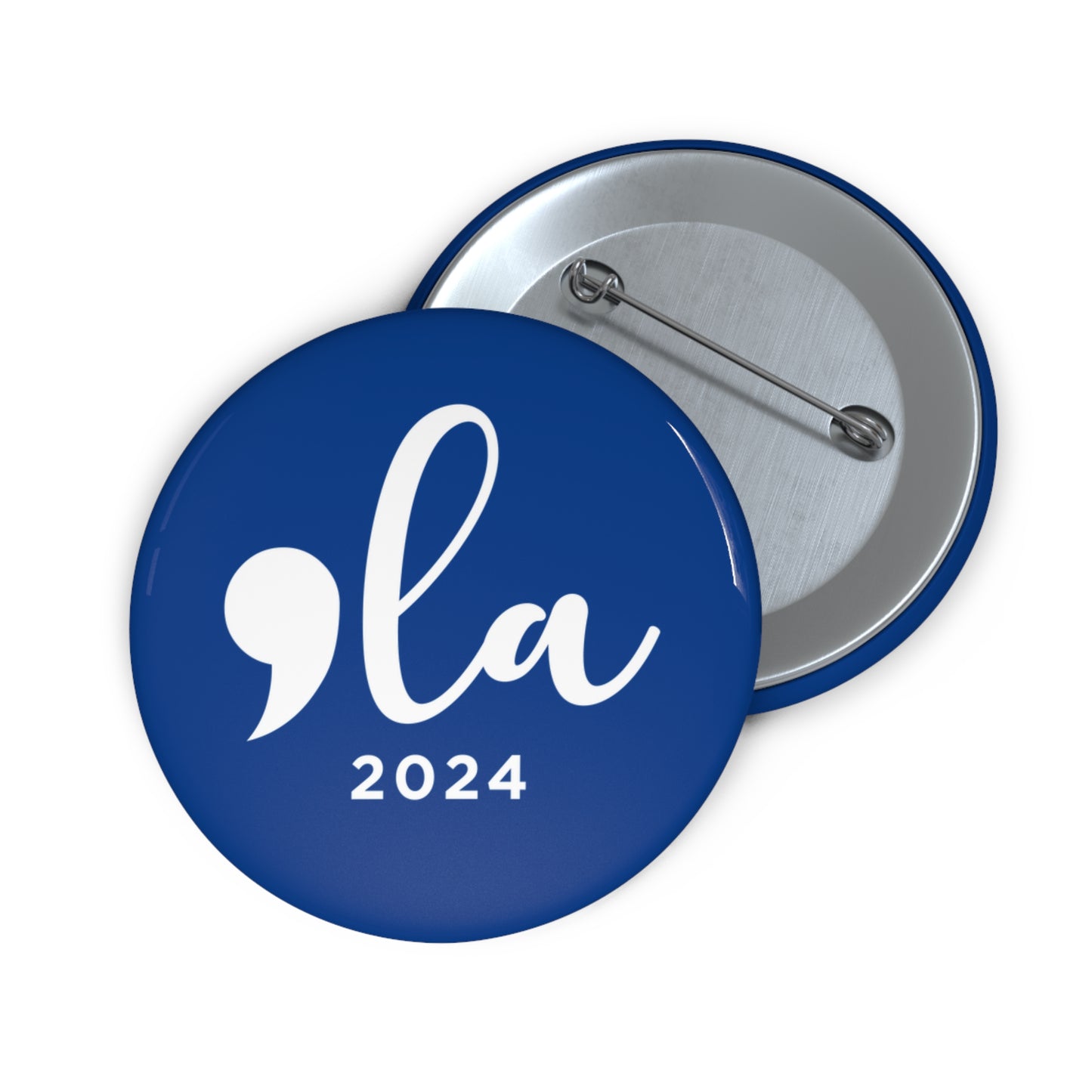 Comma La 2024 Pin Buttons