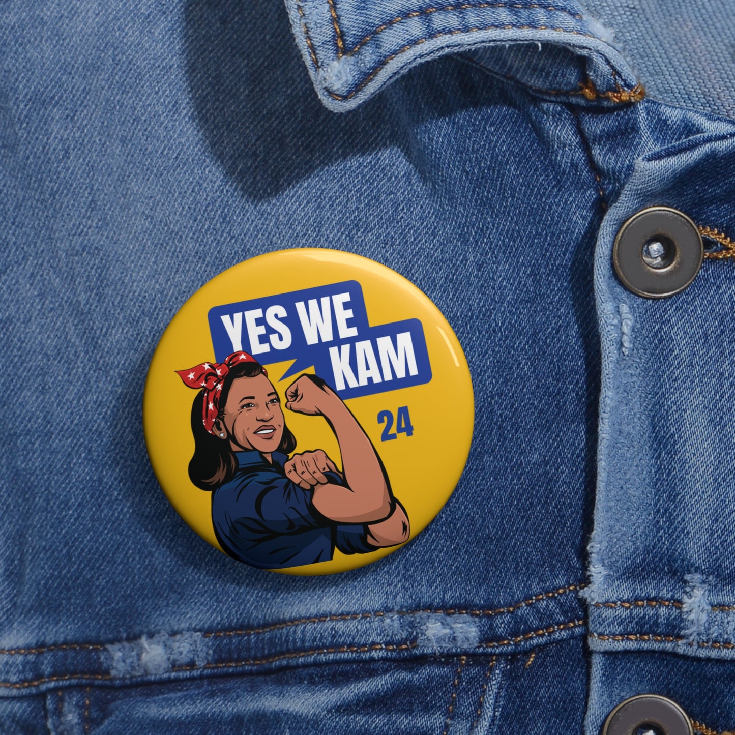 Yes We Kam Pin Buttons